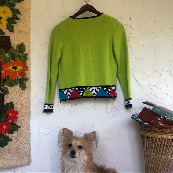 Stunning and Unique Vintage 90s/y2k Cardigan🧚‍♀️ - Picture 2 of 4